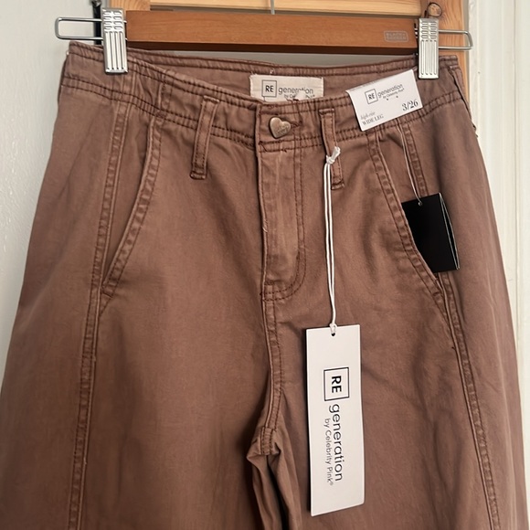 REgeneration by Celebrity Pink High Rise Wide Leg Pant - Picture 3 of 10